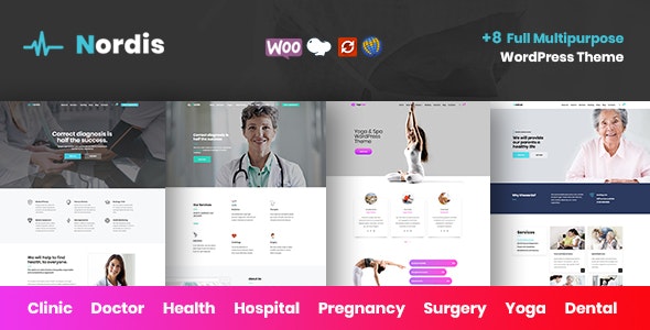 Nordis - 健康与医疗Wordpress主题