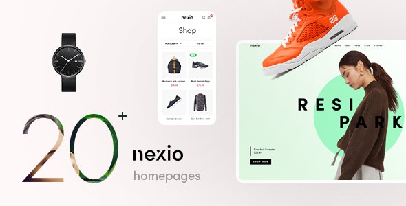Nexio - 时尚服饰商店网站WooCommerce模板